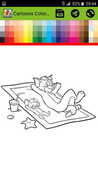 Cartoons Coloring Pages游戏截图5