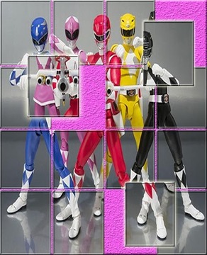 Slide Power Ranger puzzle游戏截图3