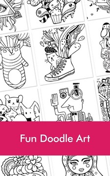 Doodle Coloring Book for Adult游戏截图3