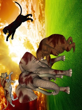 Safari Hunting Animal War游戏截图3