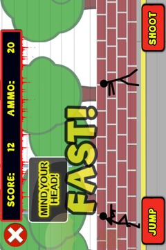 Stick Man Zombie Attack游戏截图1
