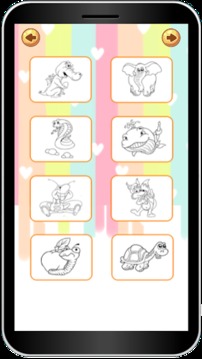 Animals Coloring Book游戏截图2