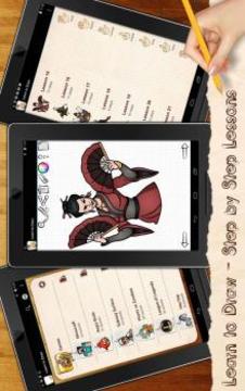 Learn to Draw Ninja Heroes Shadow Fight游戏截图4
