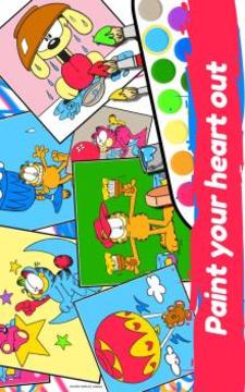 Garfield Color Book for Kids游戏截图2