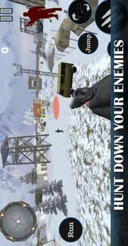 Snow Mountain Army Sniper Shooting Combat War 2018游戏截图1