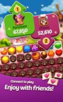 Tasty Magic: Free sweet match 3 puzzle for dessert游戏截图4