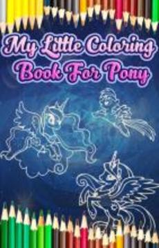 My Coloring Book For Little Pony游戏截图1