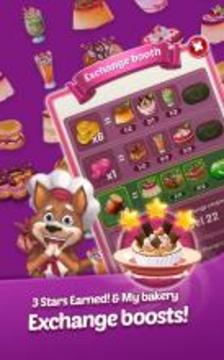 Tasty Magic: Free sweet match 3 puzzle for dessert游戏截图5