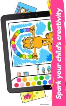 Garfield Color Book for Kids游戏截图4