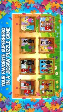 Spider Patrol Superhero Jigsaw Puzzle - Kids Game游戏截图1