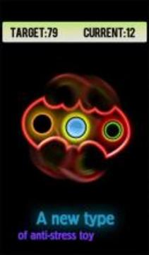 Fidget Hand Spinner Neon Glow游戏截图2