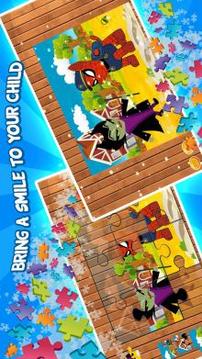Spider Patrol Superhero Jigsaw Puzzle - Kids Game游戏截图3
