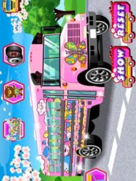 School Bus Car Wash游戏截图3