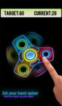 Fidget Hand Spinner Neon Glow游戏截图3