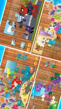 Spider Patrol Superhero Jigsaw Puzzle - Kids Game游戏截图4