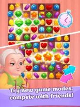 Candy Rush - Sweets House / match-3 game free游戏截图4