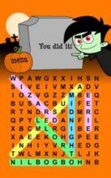 Halloween Word Search Game游戏截图4