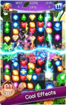 Jewels Bananas Kong | King Of Match 3 Classic游戏截图4