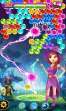 Magic Witch Pop-Bubble Shooter游戏截图1
