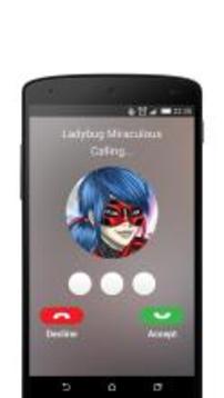Fake Call From Miraculous Ladybug游戏截图1