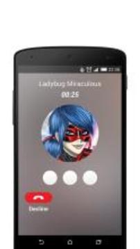 Fake Call From Miraculous Ladybug游戏截图2