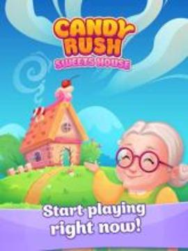 Candy Rush - Sweets House / match-3 game free游戏截图3