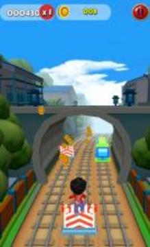 Shiva Subway Surf - 3D Run Games游戏截图1
