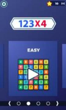 Block Puzzle Connect Number: 123x4游戏截图1