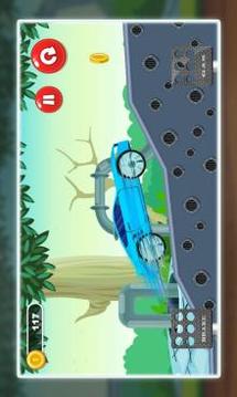 Watch super Car blue will Adventure游戏截图1