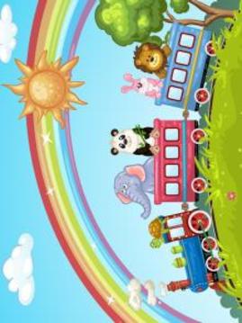 Animals Express Train for Kids游戏截图5