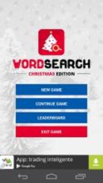 Christmas Word Search Puzzle游戏截图1