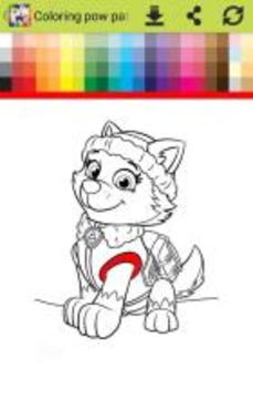 coloring pow patr new游戏截图2