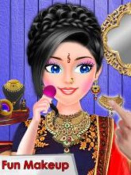 Indian Bride Makeup And Salon游戏截图2