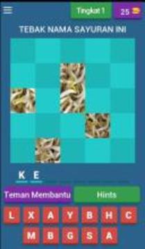 Kuis Tebak Sayuran Dan Bumbu Dapur游戏截图1