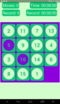 15 number slide puzzle游戏截图5