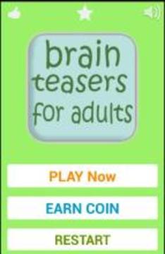 Brain Teasers For Adults游戏截图1