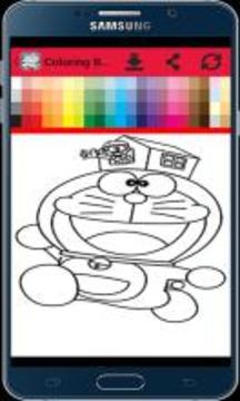 Coloring Book: Doraem Cat Fans游戏截图3