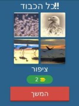 משחק מילים 4 תמונות ומילה אחת מתאימה游戏截图5