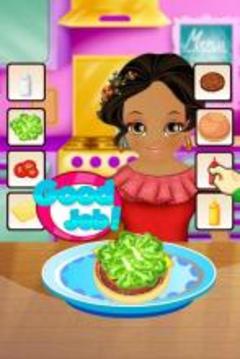 Elena Cooking Burger游戏截图1