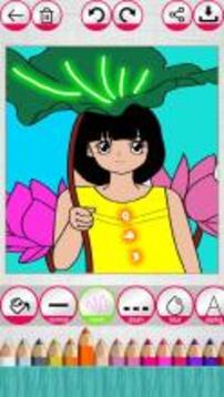 Paint The Sketch - A Coloring Game For Kids游戏截图1
