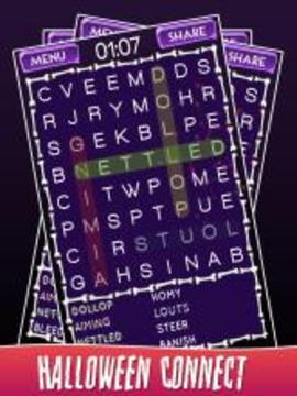 Halloween Connect:Word Search Game游戏截图2