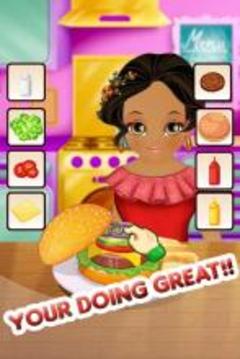 Elena Cooking Burger游戏截图2