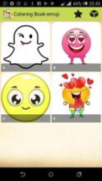 coloring emojis emoticons emoticon face go游戏截图1