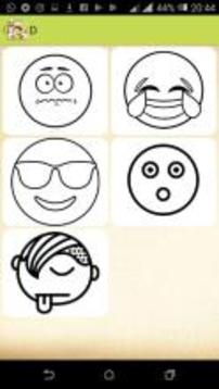 coloring emojis emoticons emoticon face go游戏截图3