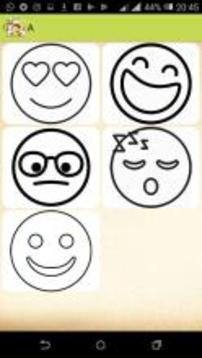 coloring emojis emoticons emoticon face go游戏截图4