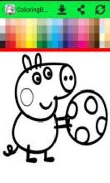 ColoringBook: pig pippa paint Fans游戏截图2