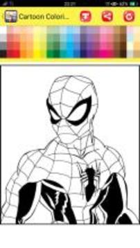 Cartoon Coloring Book For Kids游戏截图4