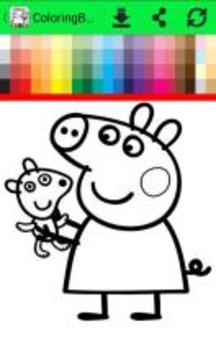 ColoringBook: pig pippa paint Fans游戏截图4