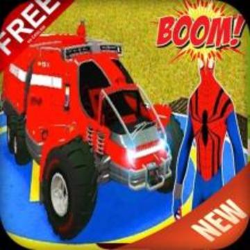 Game Spider Monster car Mission Adventure游戏截图1