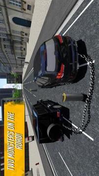 Chained Cars Monster Truck 3D游戏截图1